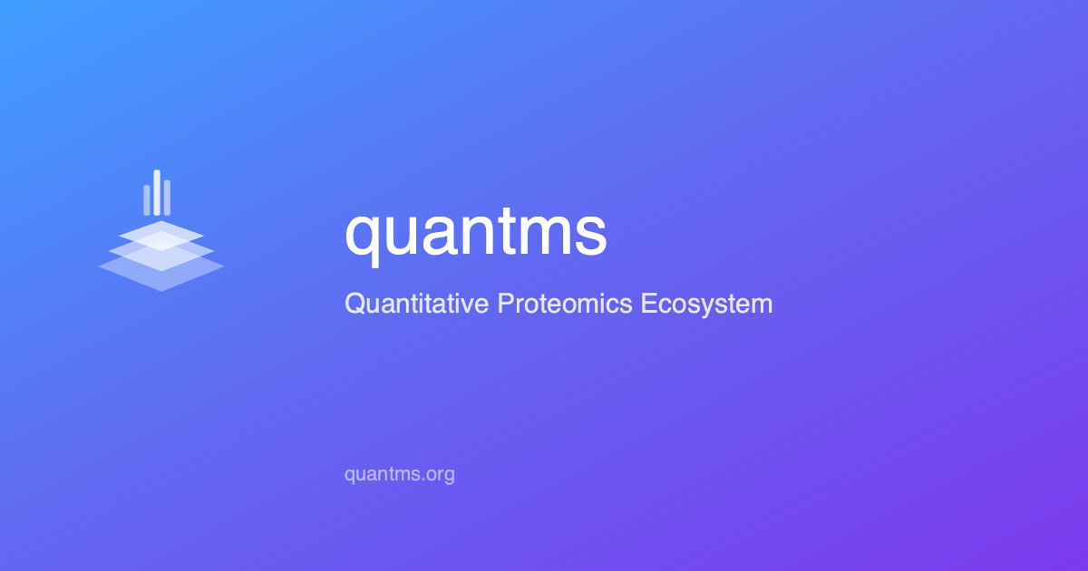 quantms — Quantitative Proteomics Ecosystem